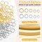 4600 Pieces Silver and Gold Jump Rings with Open/Close Tools for Jewelry Making and Necklace Repair (Assorted Sizes)